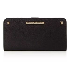 Rebecca Minkoff Sophie Snap Wallet - Black/gold